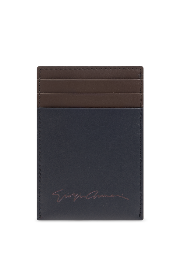 Card case with bill clip od Giorgio Armani